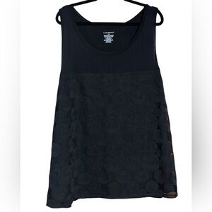 NWT Lane Bryant Embroidered Lined Tank Sz 22/24